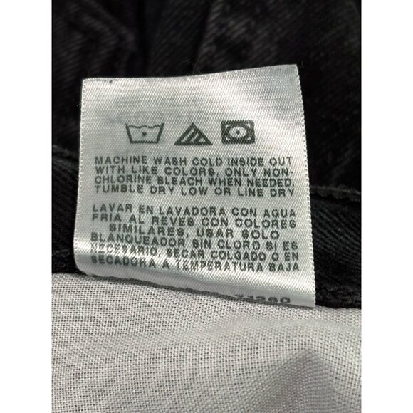 Rustler Mens Black Denim Jeans 34x30 Straight Leg 100% Cotton Made In Nicaragua - Picture 5 of 10